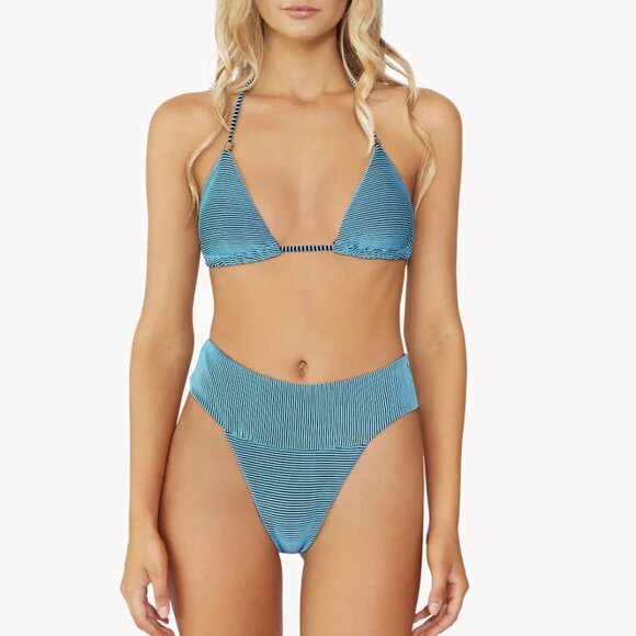 PK Swim Vita Triangle High Waist Bikini Anthropologie - Picture 2 of 4